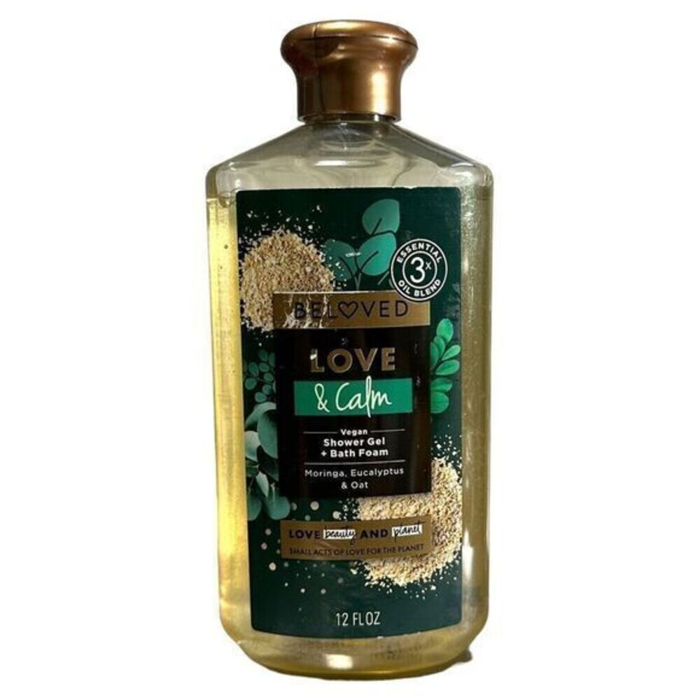Love‎ Beauty & Planet BELOVED Shower Gel + Bath Foam - Moringa, Eucalyptus & Oat